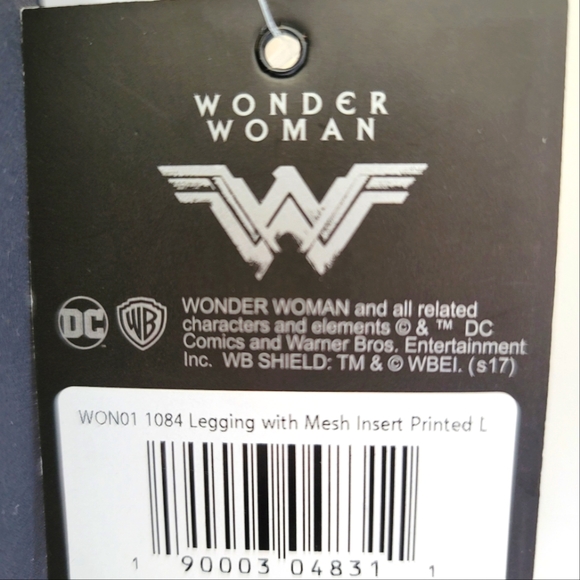 BRAND NEW! Wonder Woman Black Leggings - Picture 12 of 12